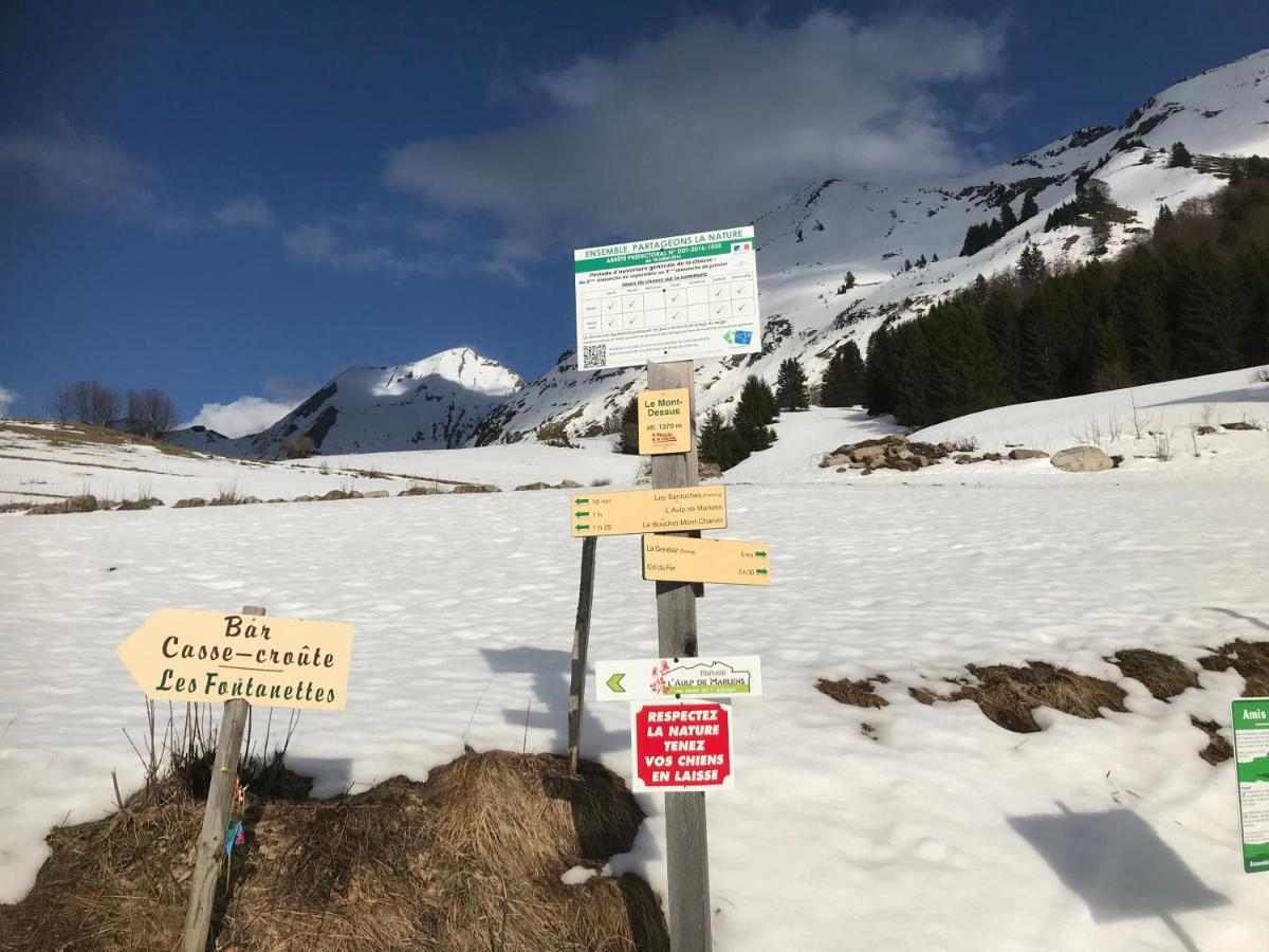 Willa Le Blanc Nordique Le Bouchet-Mont Charvin Zewnętrze zdjęcie